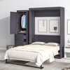 YOOCOZZ Twin Size Murphy Bed with Wardrobe, Drawers, and Foldable Cabinet - 3 of 4