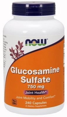 Glucosamine Sulfate 750mg by Now Foods  -  240 Capsule