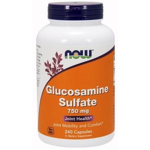 Glucosamine Sulfate 750mg by Now Foods  -  240 Capsule - 1 of 2