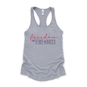 Simply Sage Market Women's Freedom and Fireworks Racerback Tank - 1 of 4