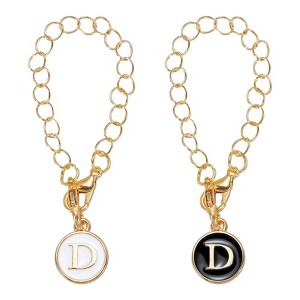 Unique Bargains Charm Personalized Initial Name ID Stanley Tumbler Cup Accessories 2 Pcs - 1 of 4