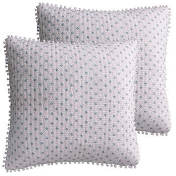 Linen Front/cotton Back King Quilted Sham - Spa - Levtex Home : Target