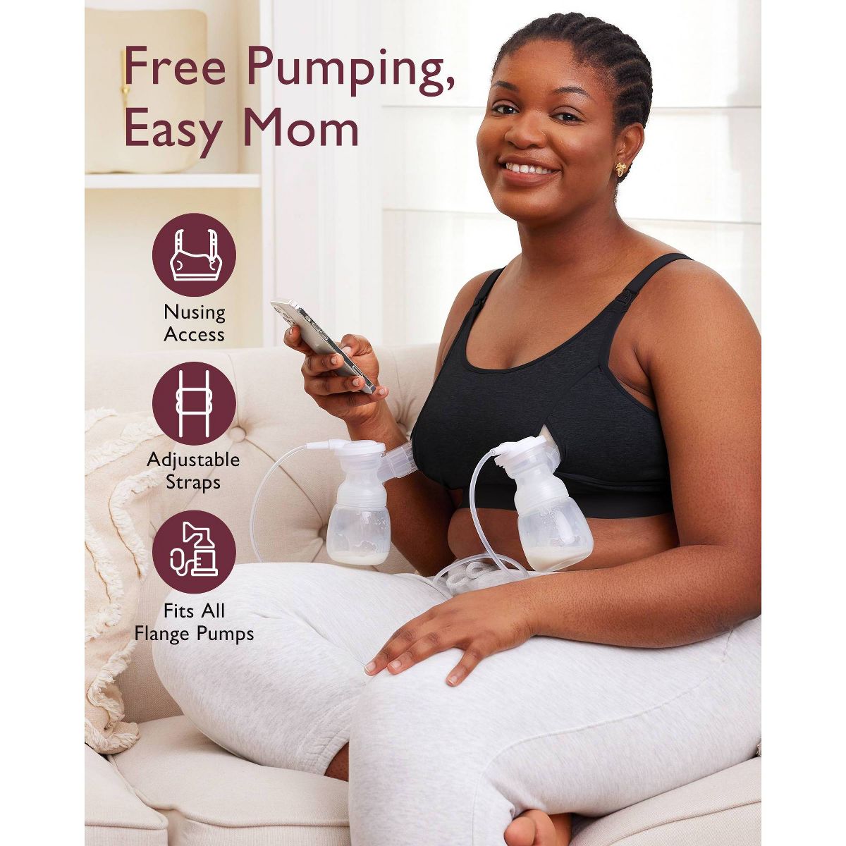 Momcozy Pumping Bra - thumbnail 6