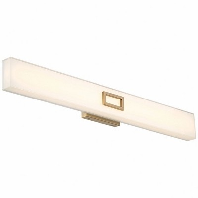 Antique Brass 36" Dimmable LED Vanity Light