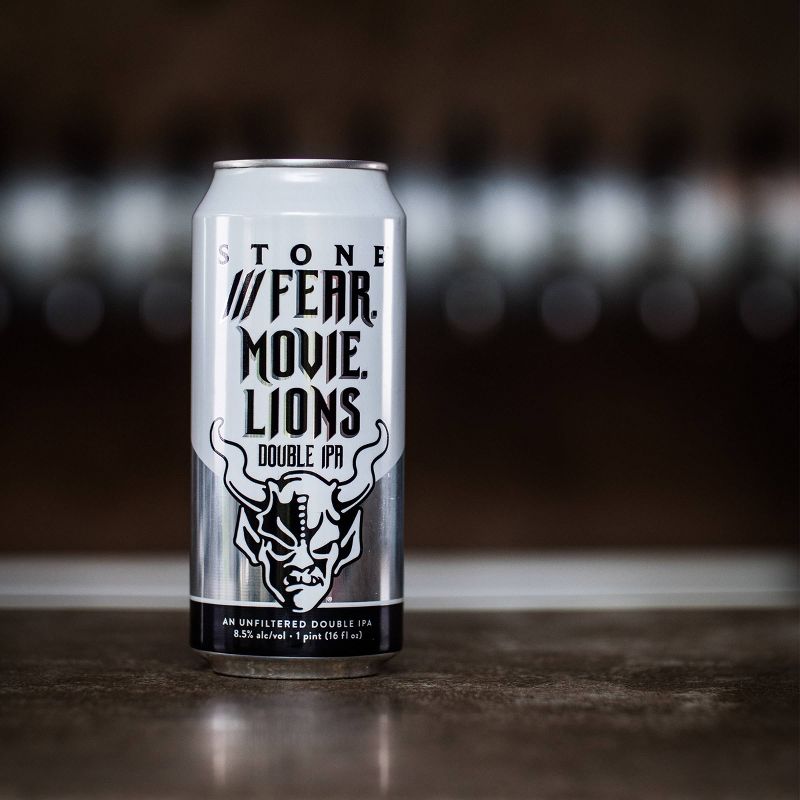 Stone ///Fear.Movie.Lions Double IPA Beer - 6pk/16 fl oz Cans, 5 of 6