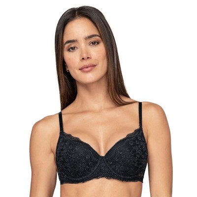 LeSensuel Charming Lace Underwire Bra Padded Womens Bras -