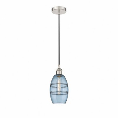 Vaz - 1 Light Cord Hung Mini Pendant In Industrial Style-8.13 Inches Tall and 5.88 Inches Wide