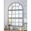 VYNXARIA 30"*45" Large Arched Wall Mirror with Three Separate Sections - 3 of 4