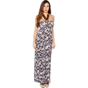 Just Love Styles Maxi Dresses for Women / Spring / Summer Dresses (Cotton Candy Cheetah - Bra Cup, Medium) - 1 of 3