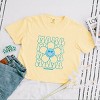 Simply Sage Market S.W.Smiley Mama Stacked Flower Boxy Crop Top - 3 of 4