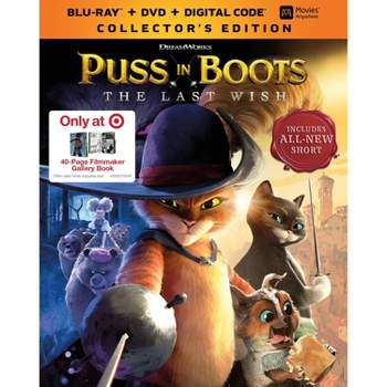 Puss in Boots: The Last Wish Deluxe Edition (Target Exclusive) (Blu-ray + DVD + Digital)