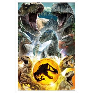 Trends International Jurassic World: Dominion - Group Framed Wall Poster Prints - 1 of 4