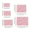 Blush Pink Shag Rug Ultra-Soft 1.7in Thick Non-Slip with Grip Pads for Bedroom or Office - 2 of 4