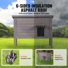 VEVOR Outdoor Cat House Weatherproof, Feral Cat Shelter for Multiple Cats, Outdoor Wooden Cat Rabbit House with All-Round Foam Insulated - 4 of 4