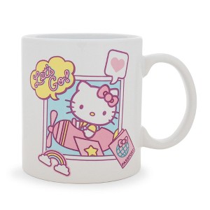 Silver Buffalo Sanrio Hello Kitty "Let's Go" Travel Destination Ceramic Mug | Holds 20 Ounces - 1 of 4