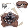 Generic Large Purses for Women Soft PU Leather Hobo Bag for Women Shoulder Bag Brown - 2 of 4