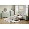 Modern 3-Drawer Dresser - Wood Nightstand with Gold Handles & Anti-Tip, Large Storage Chest for Bedroom, Hallway & Entryway Organization - 3 of 4