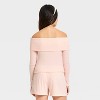 Girls' Off the Shoulder Long Sleeve Knit Top - art class™ - 2 of 3