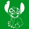 Boy's Lilo & Stitch Black and White Stitch T-Shirt - 2 of 4