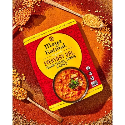 MAYA KAIMAL Yellow Lentil Tomato and Garlic Everyday Dal - 10oz
