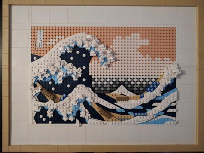 Lego Art Hokusai – The Great Wave Wall Art Adults Set 31208 : Target