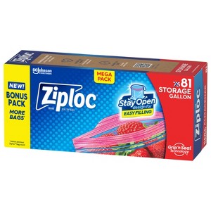 Ziploc Storage Gallon Bags - 1 of 4