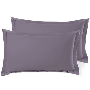 Nestl Soft Pillow Shams Set of 2, Double Brushed Microfiber Pillow Covers, Premium Pillow Shams With 1.5” Flange - 1 of 4