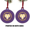 West Chester University Primary Logo Aluminum Holiday Christmas Tree Ornament - 2 of 4