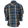 Gioberti Boy's Casual Western Plaid Long Sleeve Pearl Snaps Shirt - 2 of 4