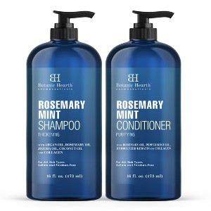 Botanic Hearth Rosemary Mint Shampoo and Conditioner Set - Promotes Hair Growth - 16 fl oz Each - 1 of 4