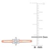 EVERLY JEWELRY | Silver 0.07 CT TW Diamond Fashion Ring - 4 of 4
