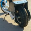 Razor E300S Seated Electric Scooter, Kids Ages 13+, 9" Pneumatic Tires, Seat, Up to 15 mph, 40 min of Ride Time, for Riders up to 220 lbs, White/Blue - 4 of 4