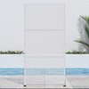 Dovelina Metal Outdoor Privacy Screen Freestanding Patio Decorative Screens - 2 of 4