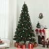 9ft Artificial Christmas Trees with 2132 Branch Tips, Auto Open and Steel Base - 2 of 4