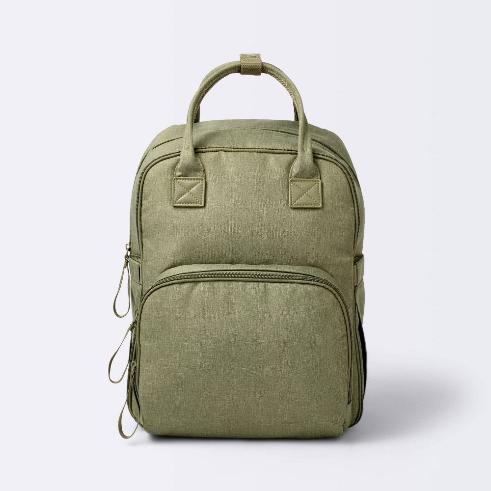 Photos - Other for Child's Room Cargo Diaper Backpack - Olive- Cloud Island™