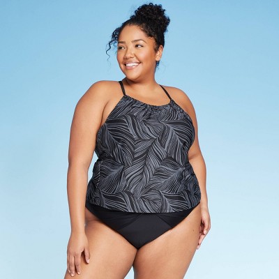 racerback plus size swimwear