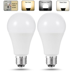 DORESshop 50-Watt/100-Watt/150-Watt Equivalent A21 3-Way LED Light Bulb in Cool White/Daylight/Soft White (4-Pack) - 1 of 4