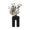 Modern Pottery Vase - Handcrafted Ecomix Decorative Accent - Casual Home Style - Ideal for Home, Office, Bedroom, and Living Room - 3 of 4