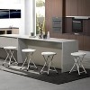 12'' Outdoor Portable Chairs Folding Stool with Built-in Handle for Adults - 4 of 4