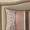 5Pcs coverlet Set Traditional Reversible Jacquard Quilt with Embroidered Pillows, Channel Quilting, All Season Polyester Jacquard - 4 of 4