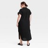 Women's Gauze Button-Front Maxi Shirtdress - Universal Thread™ - 2 of 3