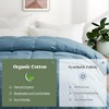 Puredown All Season Organic Cotton Down Comforter - 100% Natural, Chemical-Free, Medium Warmth Duvet Insert - 3 of 4