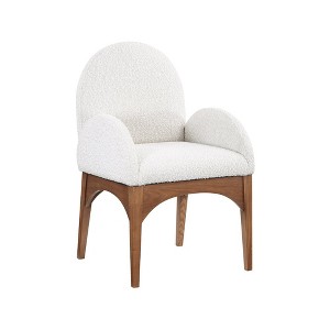 Meridian Furniture,Waldorf Boucle Fabric Dining Chair - 1 of 4