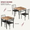 Jojoka Dining Table Set for 2,3-piece Wood Dining Table Set for Apartment,Brown - 2 of 4
