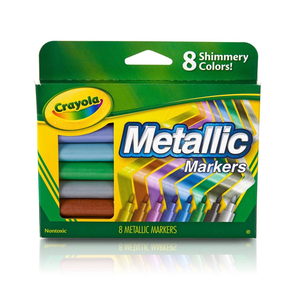 UPC 071662286286 product image for Crayola Metallic Markers 8ct | upcitemdb.com