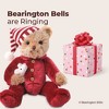 Bearington Sleepy and Squeek Christmas Teddy Bear, Christmas Bear Decor, 14 Inch Holiday Bear, Ideal Christmas Bear Gift for Kids - 4 of 4