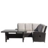 Courtyard Casual Cheshire 4 pc Chow Dining Recline Sectional Set - 4 of 4