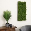 Nearly Natural 20-in x 40-in UV Resistant Irish Green Meadow Artificial Living Wall Art Panel in Black Aluminum Frame (Indoor/Outdoor) - 4 of 4