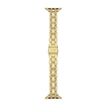 Kate Spade New York Apple Watch Gold Tone Pave Stainless Steel 38/40/41mm Bracelet Band