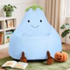 MAYEERTY Toddler Children's Bean Bag Chair Artificial Rabbit Fur Cover Teenager Filled Sofa - 2 of 4